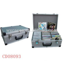 caja de aluminio DVD de discos (10mm) de 60 CD de alta calidad ventas por mayor